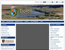 Tablet Screenshot of comunedolce.it